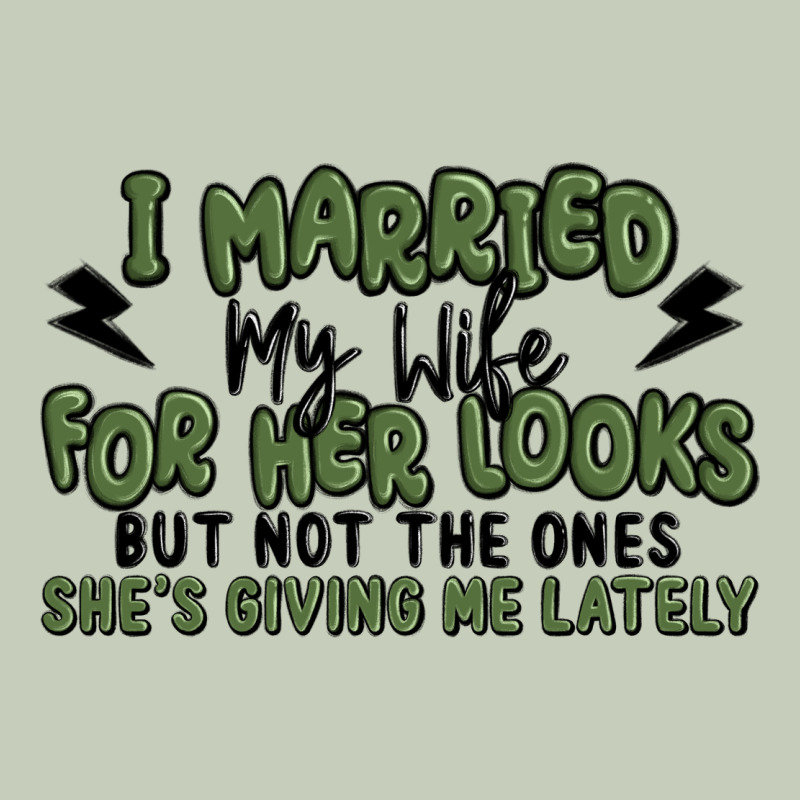 I Married My Wife For Her Looks Long Sleeve Tee by MaliasSmallBusiness | Teevron