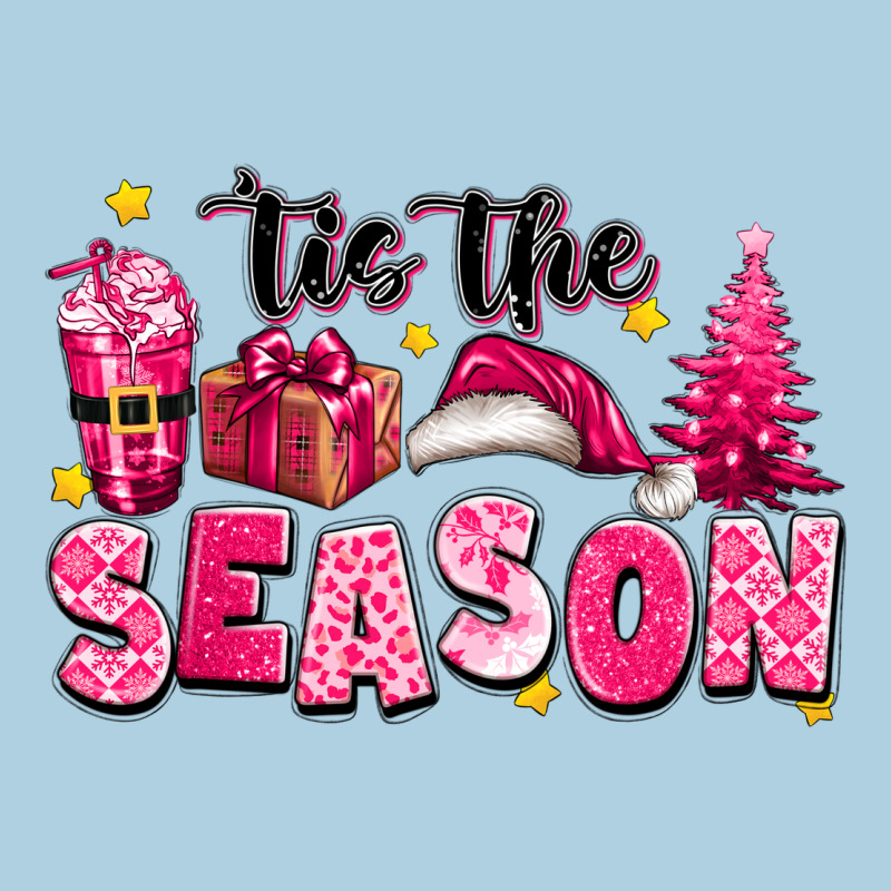Pink 'tis The Season Christmas Premium Hoodie by texasbilliewilder | Teevron
