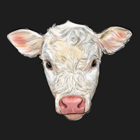 Charolais Calf Face Classic Tee | Teevron