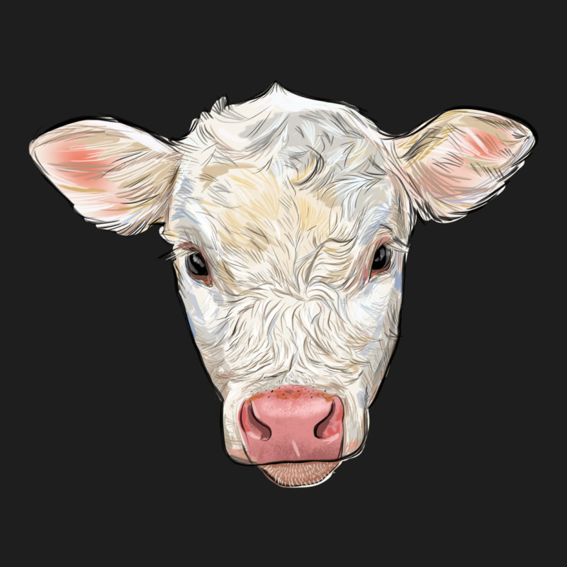 Charolais Calf Face Classic Tee by LillyAllenDesigns | Teevron