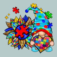 Autism Sunflower Gnome Heavy Core Tee | Teevron