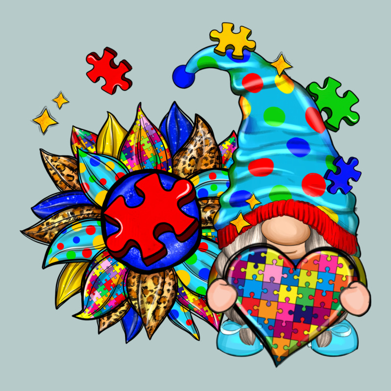Autism Sunflower Gnome Heavy Core Tee by Zillion Design Studio | Teevron