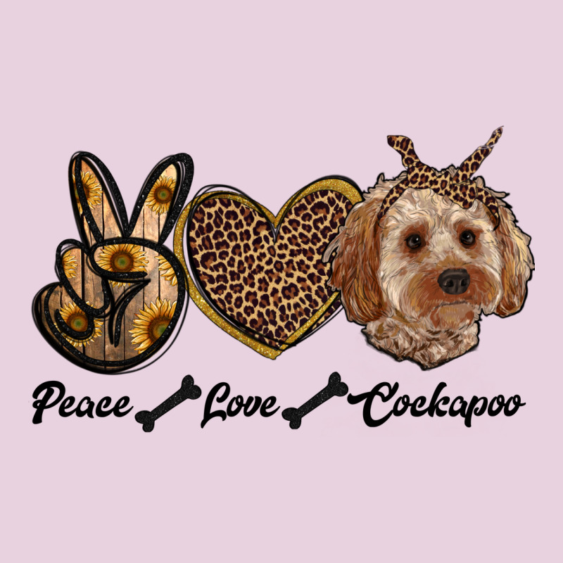 Peace Love Cockapoo Ladies Tee by RanaPortraitStore | Teevron