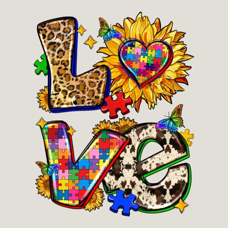 Autism Love Heavy Core Tee by Zillion Design Studio | Teevron