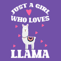 Llama Just A Girl Who Loves Llamas Premium Sweatshirt | Teevron