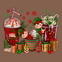 Elf Coffee Cups Christmas Zipper Hoodie | Teevron