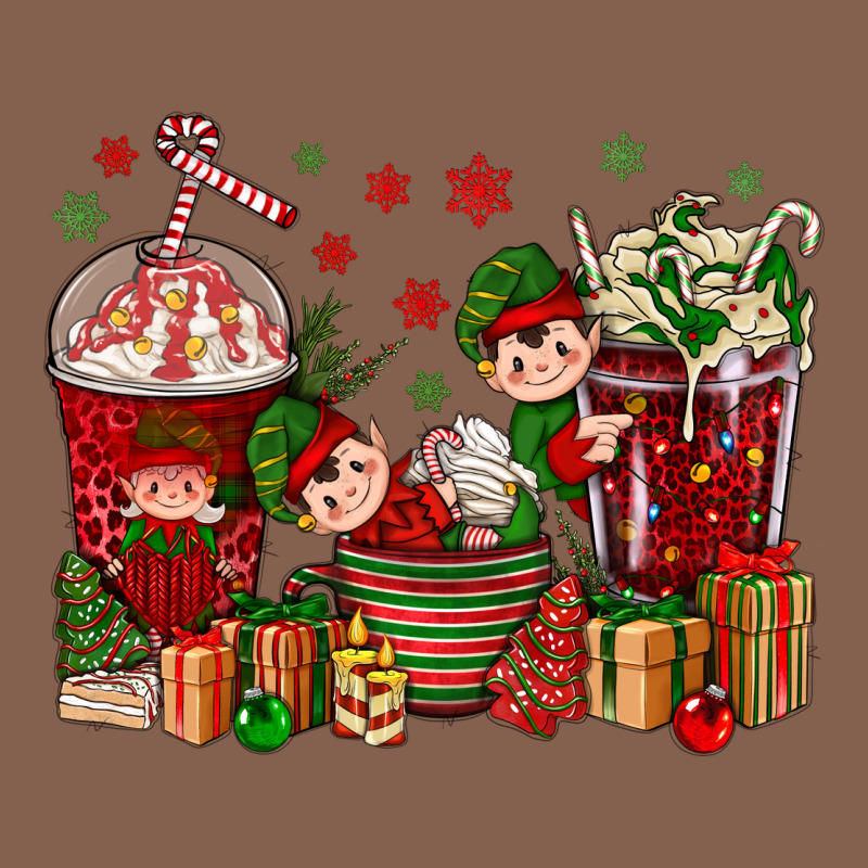 Elf Coffee Cups Christmas Zipper Hoodie by BundleAndBundleShop | Teevron