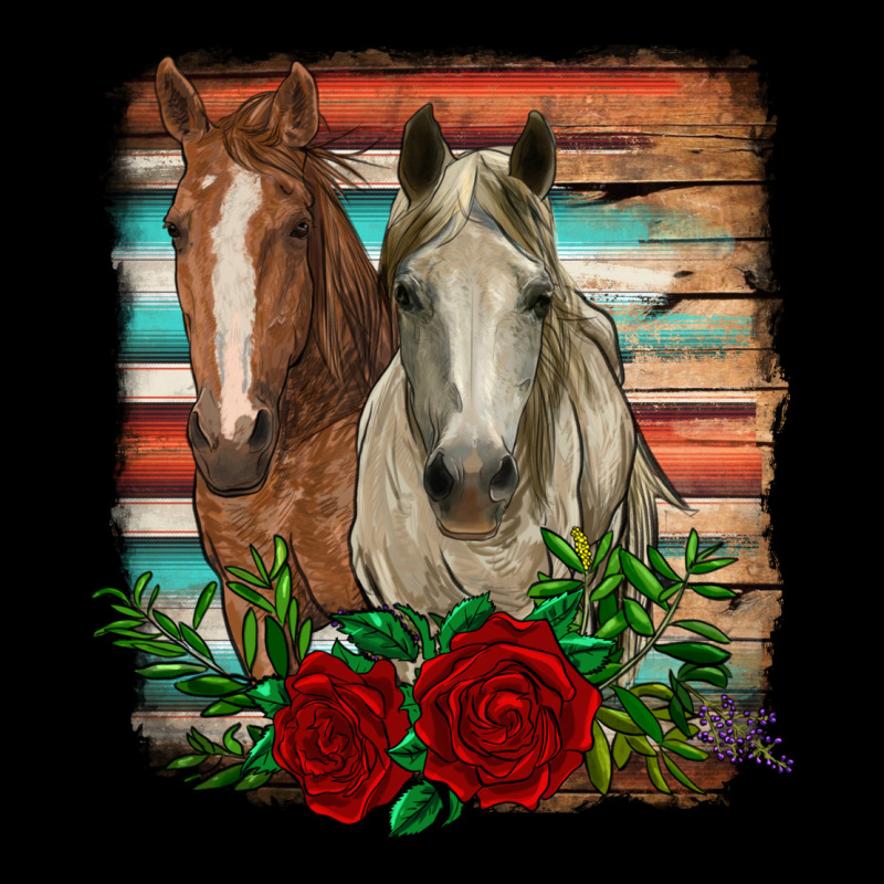 Horses With Roses Heavy Core Tee by RanaPortraitStore | Teevron