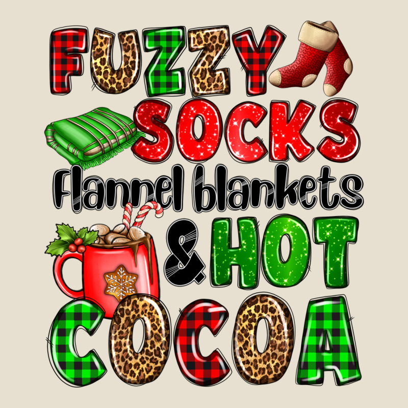 Fuzzy Socks Flannel Blankets And Hot Cocoa Urban Hoodie by OliviaCreatesArt | Teevron