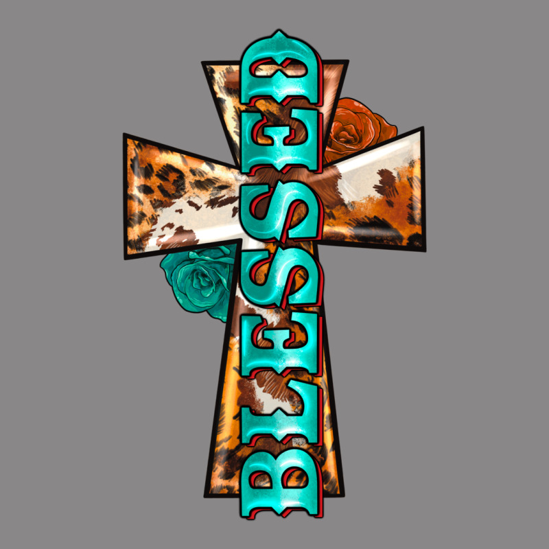 Blessed Cross Vintage Tee by BarkalooDesign | Teevron