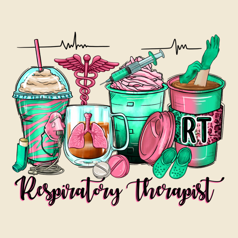 Respiratory Therapist Coffee Cups Ladies Tee by Zillion Design Studio | Teevron