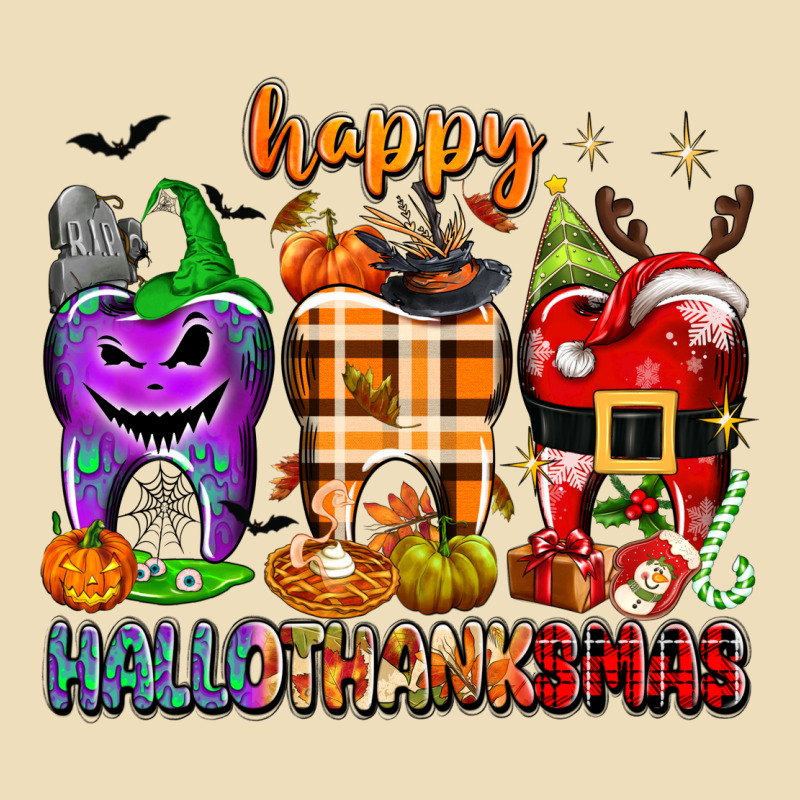 Happy Hallothanksmas Teeth Premium Hoodie by texasbilliewilder | Teevron