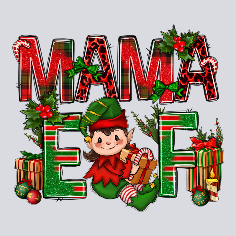 Mama Elf With Gift Christmas Zipper Hoodie by BundleAndBundleShop | Teevron