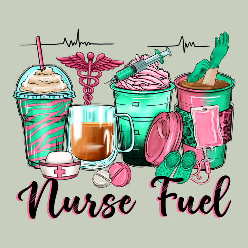 Nurse Fuel Coffee Cups Ladies Tee by Zillion Design Studio | Teevron