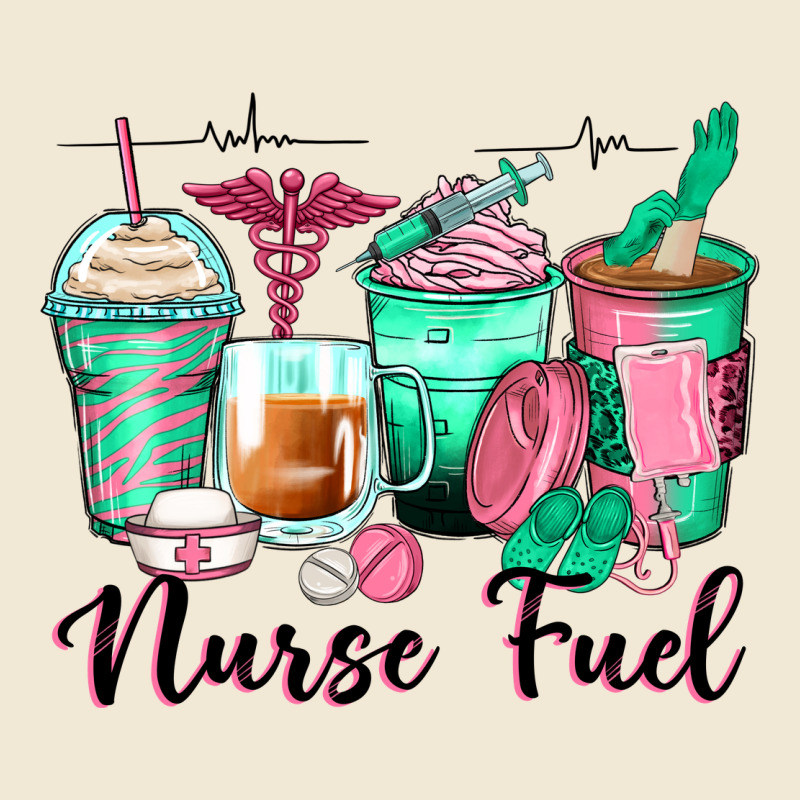 Nurse Fuel Coffee Cups Ladies Tee by Zillion Design Studio | Teevron