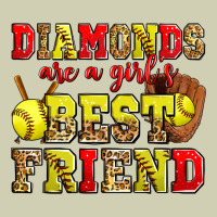 Diamonds Are A Girl's Best Friend Softball Heavy Core Tee | Teevron