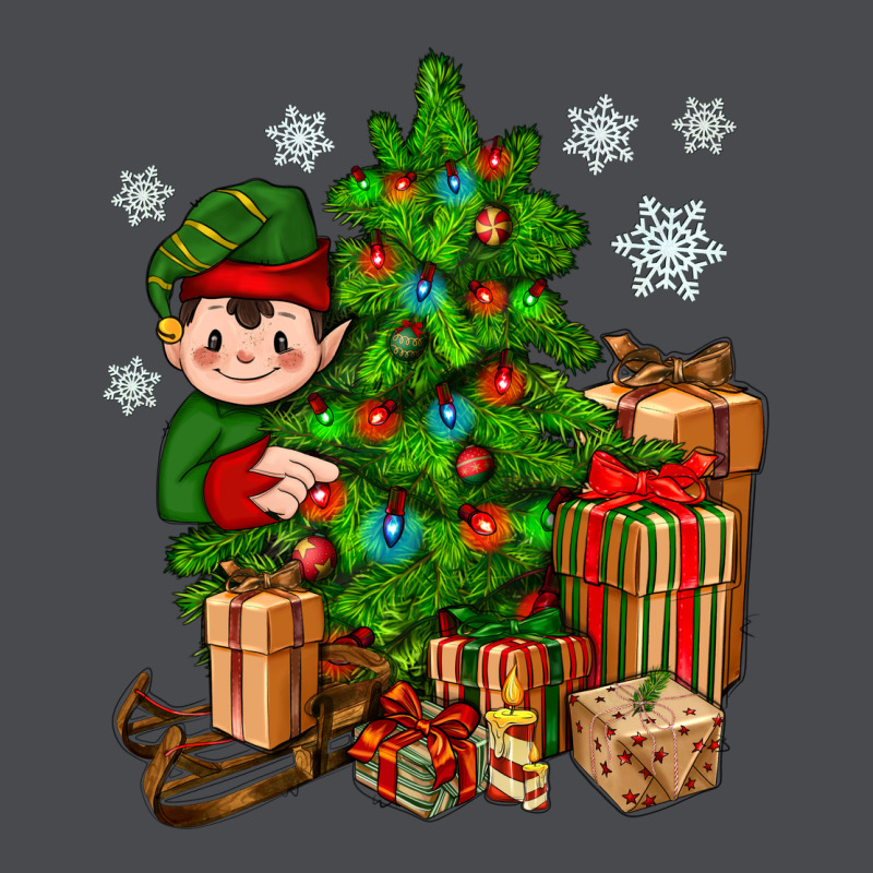 Christmas Elf With Gift Zipper Hoodie by BundleAndBundleShop | Teevron