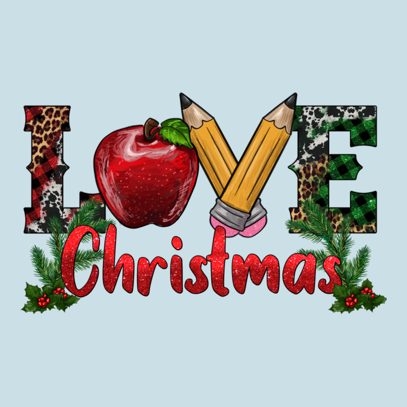 Love Christmas Teacher Ladies Tee by RanaPortraitStore | Teevron