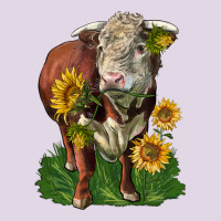 Hereford Bull With Sunflowers Classic Tee | Teevron