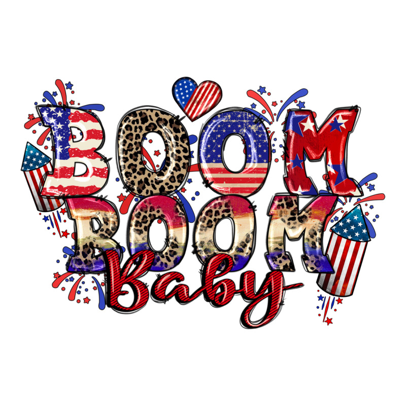 Boom Boom Baby 4th Of July Premium Tee by CowGirlArtShop | Teevron