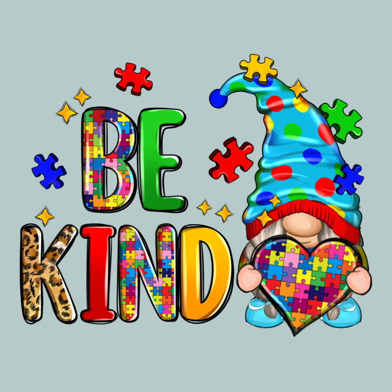 Be Kind Autism Gnome Heavy Core Tee by Zillion Design Studio | Teevron