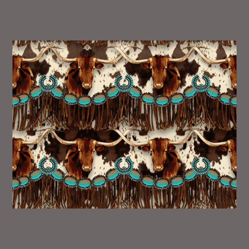 Longhorn Cow Pattern Classic Tee by CowhideDigitalArt | Teevron