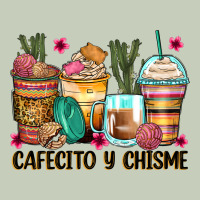Cafecito Y Chisme Coffee Cups Ladies Tee | Teevron