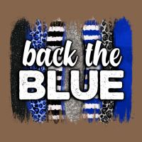 Back The Blue Brushstrokes Premium Tee | Teevron