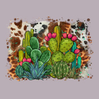 Watercolor Cactus Western Background Vintage Tee | Teevron