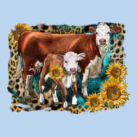 Hereford Cow And Hereford Calf With Leopard Classic Tee | Teevron