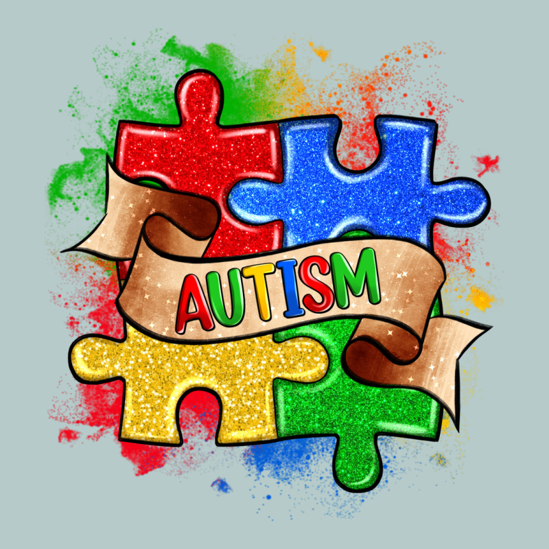 Autism Puzzle Pieces Heavy Core Tee by Zillion Design Studio | Teevron
