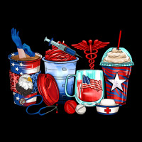 American Nurse Coffee Cups Ladies Tee | Teevron