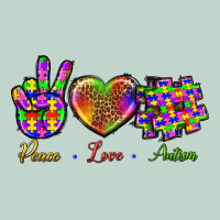 Peace Love Autism Zipper Hoodie | Teevron