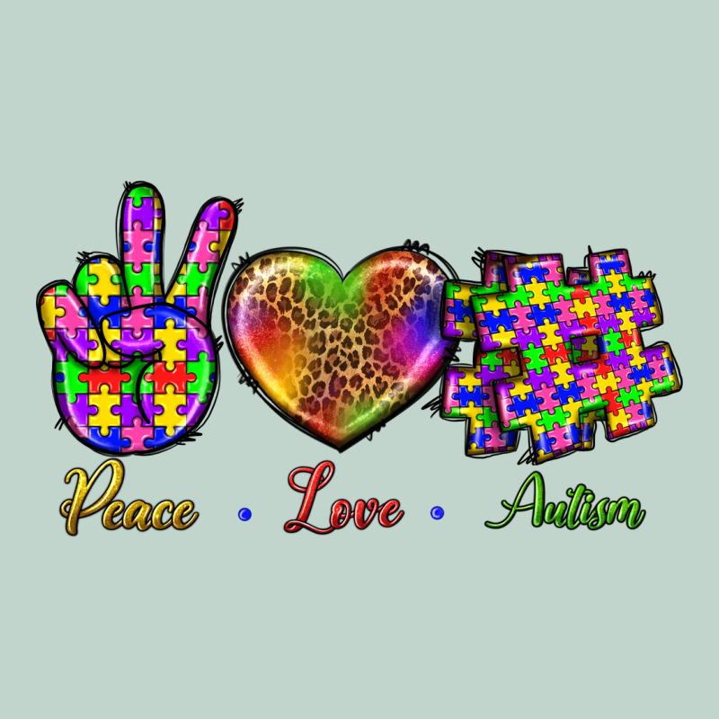 Peace Love Autism Zipper Hoodie by BundleAndBundleShop | Teevron
