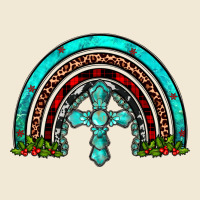 Cross Christmas Rainbow Ladies Tee | Teevron
