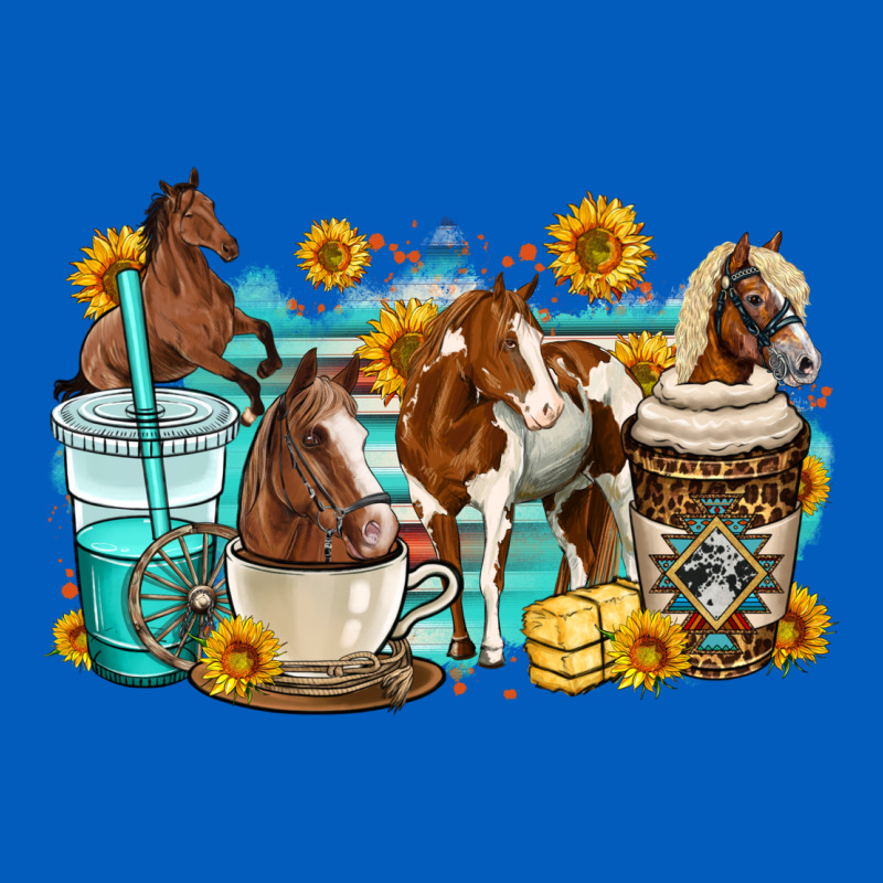 Horses Coffee Cups Urban Hoodie by OliviaCreatesArt | Teevron