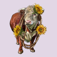 Hereford Bull Rope And Sunflowers Classic Tee | Teevron
