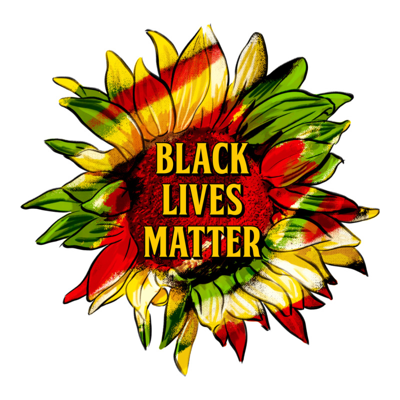 Black Lives Matter Sunflower Premium Tee by HRA Design Shop | Teevron
