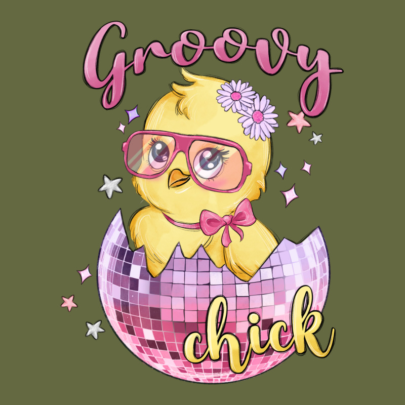 Groovy Chick Easter Long Sleeve Tee by MaliasSmallBusiness | Teevron