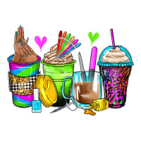 Nail Art Coffee Cups Ladies Tee | Teevron