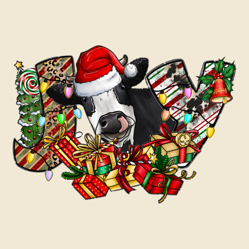 Christmas Joy Cow Premium Tee by CowhideDigitalArt | Teevron