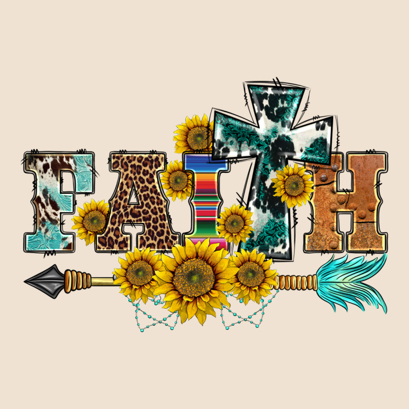 Western Faith Arrow Sunflowers Urban Heavy Tee by BarkalooDesign | Teevron
