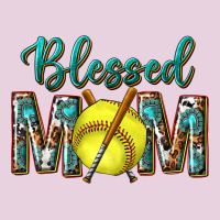 Western Blessed Mom With Softball Ladies Tee | Teevron