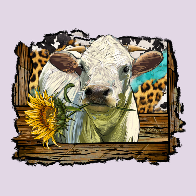 Charolais Heifer With Western Background Classic Tee by LillyAllenDesigns | Teevron