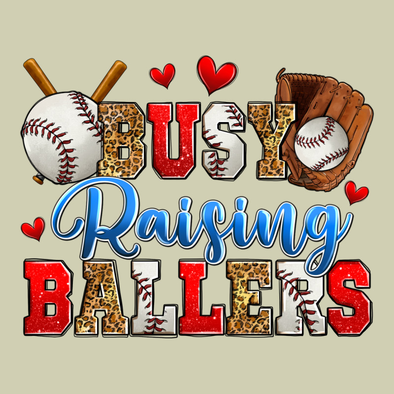 Busy Raising Ballers Baseball Heavy Core Tee by Zillion Design Studio | Teevron