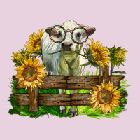Charolais Heifer With Sunflowers Classic Tee | Teevron