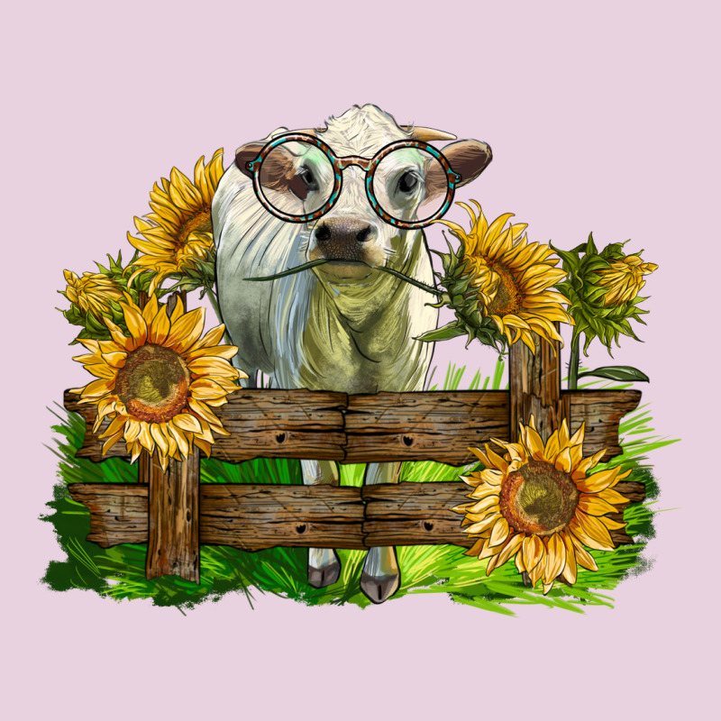 Charolais Heifer With Sunflowers Classic Tee by LillyAllenDesigns | Teevron