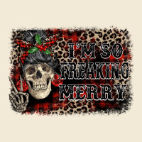 I'm So Freaking Merry Skeleton Messy Bun Premium Hoodie | Teevron