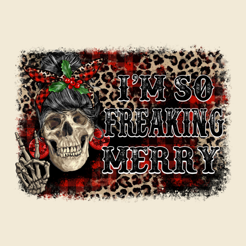I'm So Freaking Merry Skeleton Messy Bun Premium Hoodie by NancyCooperArtShop | Teevron