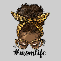 Afro Messy Bun Mom Life Premium Tee | Teevron